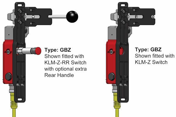 Sliding Gate Bolt and Mounting Plate for KLM-Z
