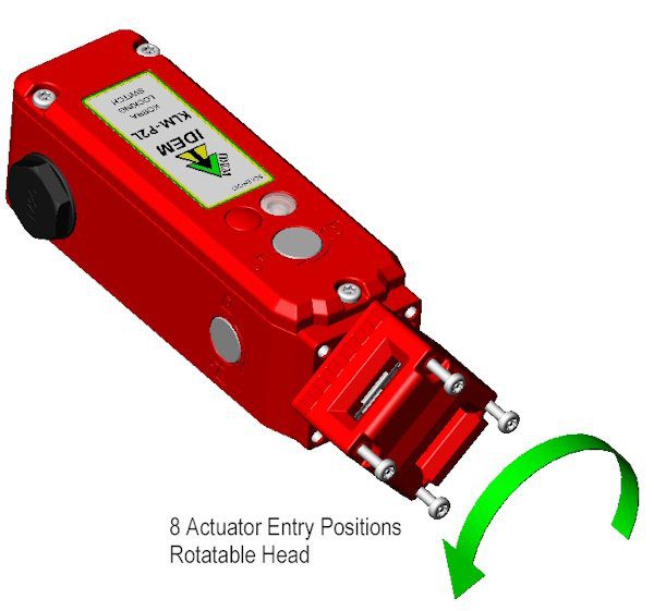 KLM-P2L QC-M23 Guard Locking Safety Switch with Power to Lock