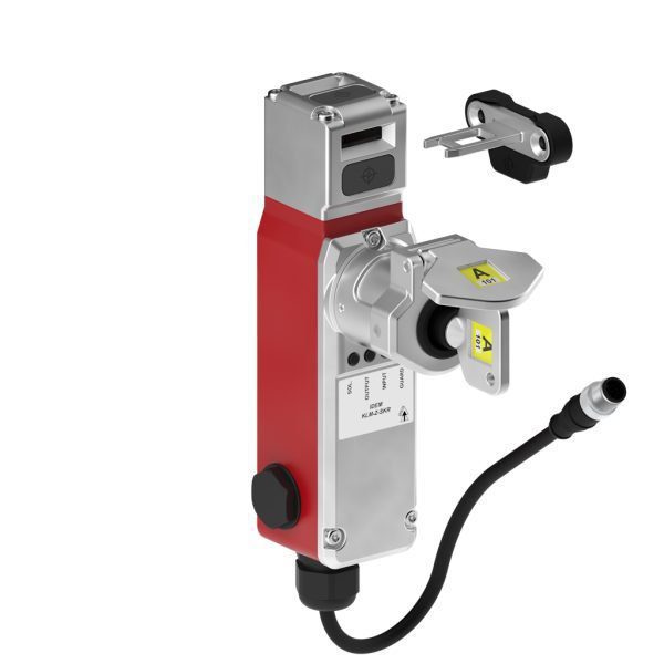 KLM-Z-SKR QC-M12 Guard Locking Safety Switch with RFID, OSSD, Personnel Key and M12 Quick Connect