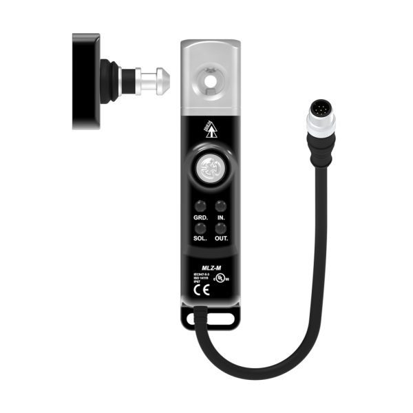 MLZ-M Compact Guard Locking Safety Switch with RFID in a Heavy-Duty Die-Cast Housing