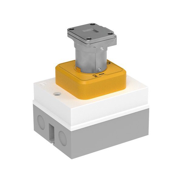 Box Mount Trapped Key Power Isolation Switch with Lockout Dust Cover