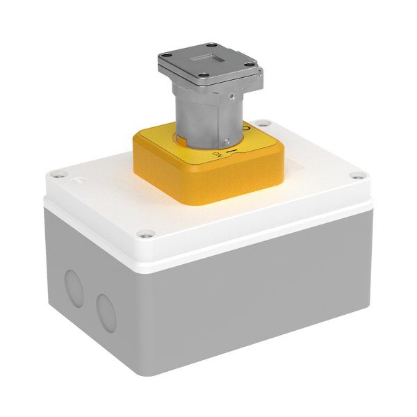 Box Mount Trapped Key Power Isolation Switch with Lockout Dust Cover