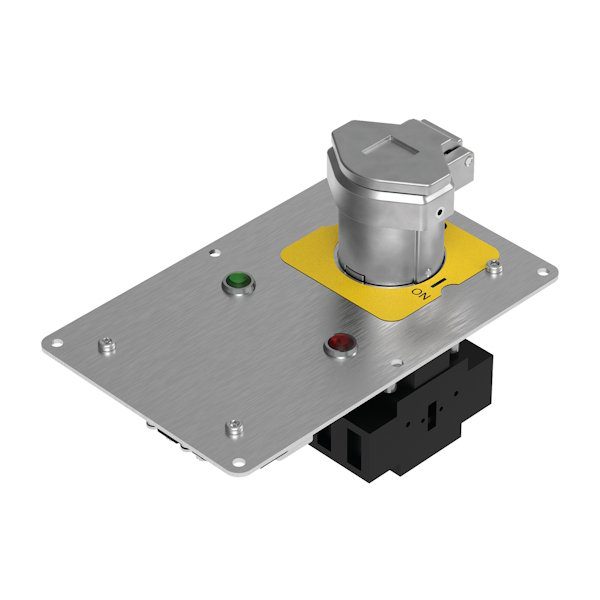 Trapped Key Power Isolation Switch with Solenoid Controlled Key Release