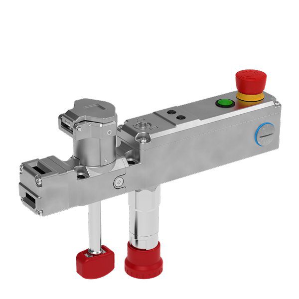 Solenoid Key Release, Rear Release, Pushbutton, Emergency Stop