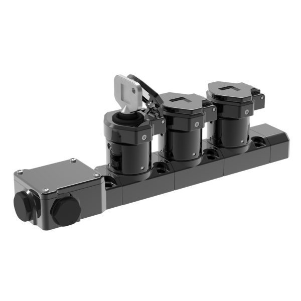 Vertical Key Exchange System with Integrated Control Switch